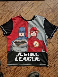 Kids Boys George Justice League reversible Multicoloured t Shirt Age 10-11 VGC - Picture 1 of 3