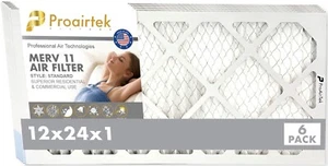 Proairtek AF12241M11SWH Model MERV11 12x24x1 Air Filters (Pack of 6) - Picture 1 of 5