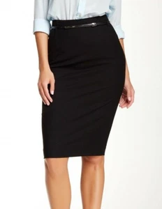 Falda lápiz negra Amanda & Chelsea 158486 para mujer talla 0 - Imagen 1 de 3