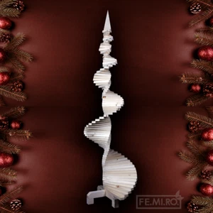 Albero di Natale in legno da 200 cm SLIM - Foto 1 di 1