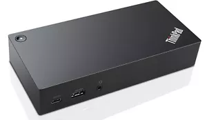 Lenovo 40A9 ThinkPad USB-C Ultra Dockingstation, Dockingstation ohne Netzteil - Bild 1 von 3