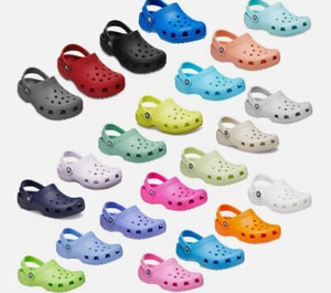Kids Boys Cr0c Classic Sandal Clogs Lightweight Beach Slip Shoes Slipper Size - Picture 1 of 14
