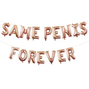 1 Satz 16" Aluminium Film Ballon Letters Ballon für Junggesellenabschied Neu - Bild 1 von 4
