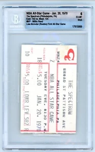1970 NBA ALL STAR GAME TICKET STUB WILLIS REED MVP rare old basketball VINTAGE - Bild 1 von 2