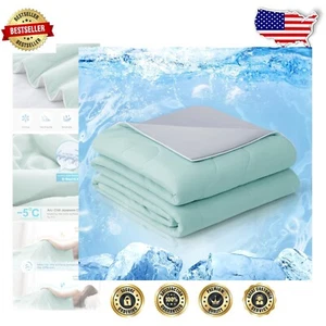 King Size Cooling Comforter - Machine Washable Soft Blanket for Night Sweats - Picture 1 of 12