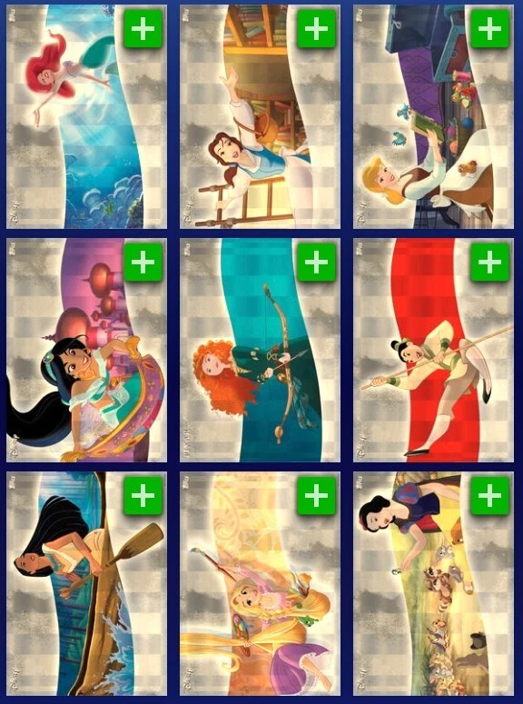 [DIGITAL] Topps Disney - Leading Ladies 25 S1 Gold MouseFractor Princess - Pick - Image 1 of 1