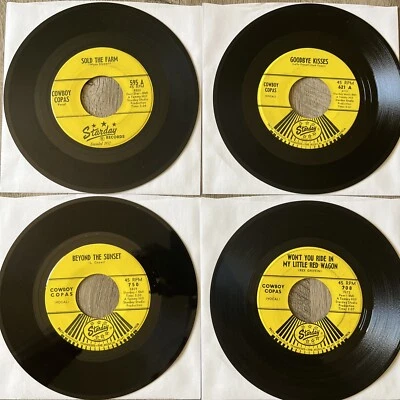 COWBOY COPAS RECORDS - 4 Singles VG+ Classic Honky Tonk STARDAY Records - Image 1 of 4