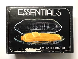 ESSENTIALS #5098 4PC CORN PLATE SET - NEW OLD STOCK - Picture 1 of 4