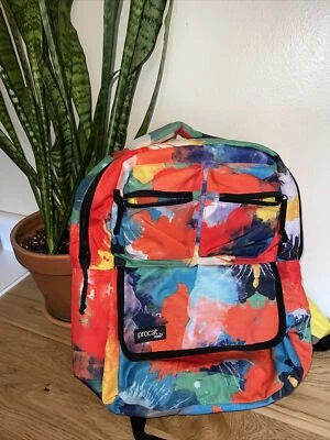 Mochila escolar Puma Procat estampa aquarela - Imagem 1 de 4