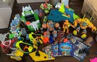 HUGE LOT! Fisher Price Planet Heroes 7 Vehicles + Figures Bonus DVDs