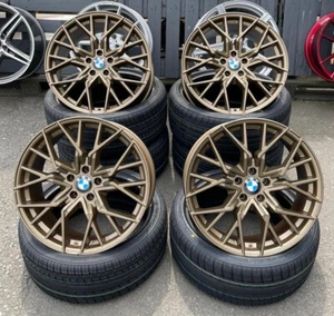 19 Zoll Sommerkompletträder 235/35 R19 Felgen für BMW F30 F31 F32 F36 F33 + RDKS - Bild 1 von 1