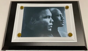 THE GREATEST-MUHAMMAD ALI-MICHAEL JORDAN- PHOTO PLAQUE FOR YOUR MAN CAVE WALL - Picture 1 of 4