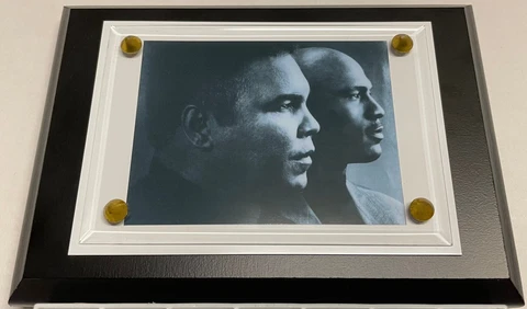 THE GREATEST-MUHAMMAD ALI-MICHAEL JORDAN- PHOTO PLAQUE FOR YOUR MAN CAVE WALL Cover