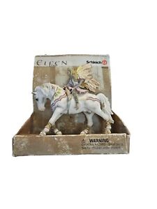 Schleich Elfen Feya 70400 Fairy & Horse Retired 2006 New Collectible Figurine