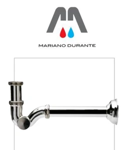 SIFONE A "S" CROMATO X LAVABO E BIDET CROMATO - Foto 1 di 3