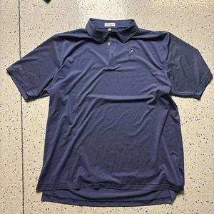 Peter Millar Sommer Comfort dunkelblau gestreift Golf Poloshirt Herren XXL - Bild 1 von 5