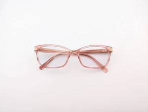 Vera Wang Eyeglasses, Frames Only, V598 RO, 53-16-140, Plastic, Clear Pink - Picture 1 of 19