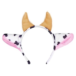 Diadema de cuerno de vaca dibujos animados animal tocado carnaval bandas para el cabello niño - Imagen 1 de 10