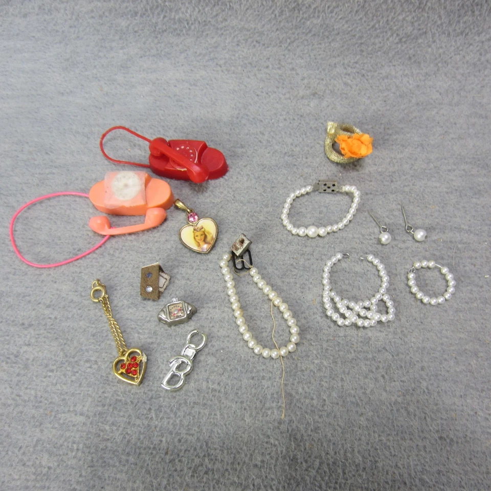 Lote Accesorios Muñeca Barbie Vintage Joyería Japón Foto 1 de 4