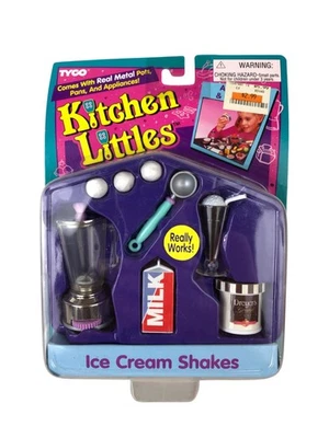 NEW Sealed 1996 Tyco Kitchen Littles Ice Cream Shakes For Barbies! - Image 1 of 2