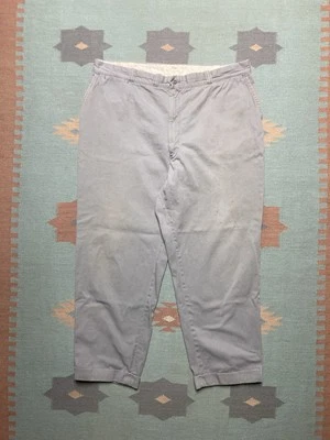 Pantalones de trabajo Big Mac vintage años 50 sarga china velero sanforizado tela gris 38x28 Foto 1 de 4