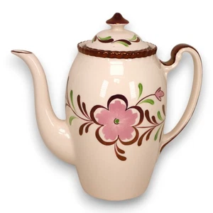 Gray's Pottery Pink Lustre Pearlware Tea Coffee Pot A8464 England Vintage 1947 - Picture 1 of 5