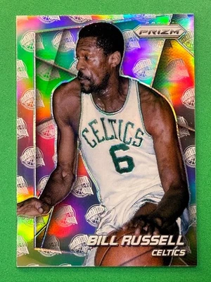 BILL RUSSELL 2014 Panini Prizm short print variation Boston Celtics #23 SILVER - Image 1 of 2
