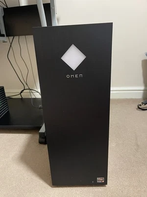 HP Omen 25L GT15-0015NA Desktop Gaming PC Ryzen 5, 16GB RAM, 1TB SSD, RTX3060 - Image 1 of 4