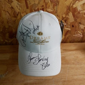Sombrero Thurman Thomas & Andre Tippett Firmado Sueños Las Mareas L/XL Elástico - Imagen 1 de 9