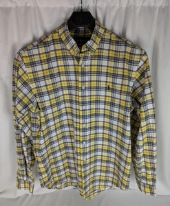 Ralph Lauren Shirt Men's L Classic Fit Yellow Blue Red Plaid Button-Down - Picture 1 of 15