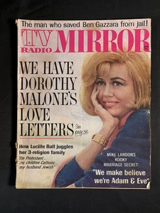TV RADIO MIRROR Magazine APRIL 1967 Dorothy Malone Leonard Nimoy STAR TREK - Picture 1 of 3
