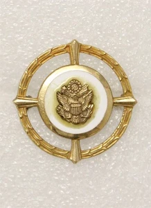 WWII Sweetheart pin 3259: Army Eagle small brooch, 1/10 12K - Picture 1 of 2