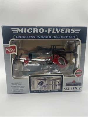 Micro Flyers Wireless Indoor RC. Helicopter Brand New Never Opened - Image 1 of 4
