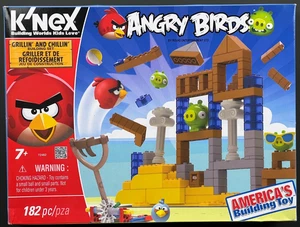 K'NEX Angry Birds - Grillin' And Chillin' - 182 PCS - Building Set - NEW Sealed - Picture 1 of 6