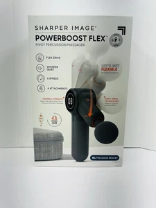 Sharper Image Powerboost Flex Pivot Percussion Massager - Picture 1 of 4
