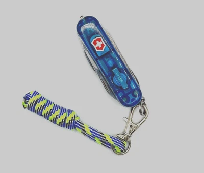 Premium Refurbished Victorinox MIDNIGHT MANAGER Swiss Army Knife Blue / Red lite - Image 1 of 4