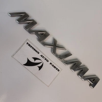 Nissan Máxima 2000-2008 emblema maletero trasero logotipo insignia cromo OEM Foto 1 de 3
