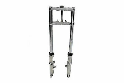 Conjunto de horquilla con deslizadores pulidos 2 sobre stock para Harley Davidson de V-Twin Foto 1 de 2