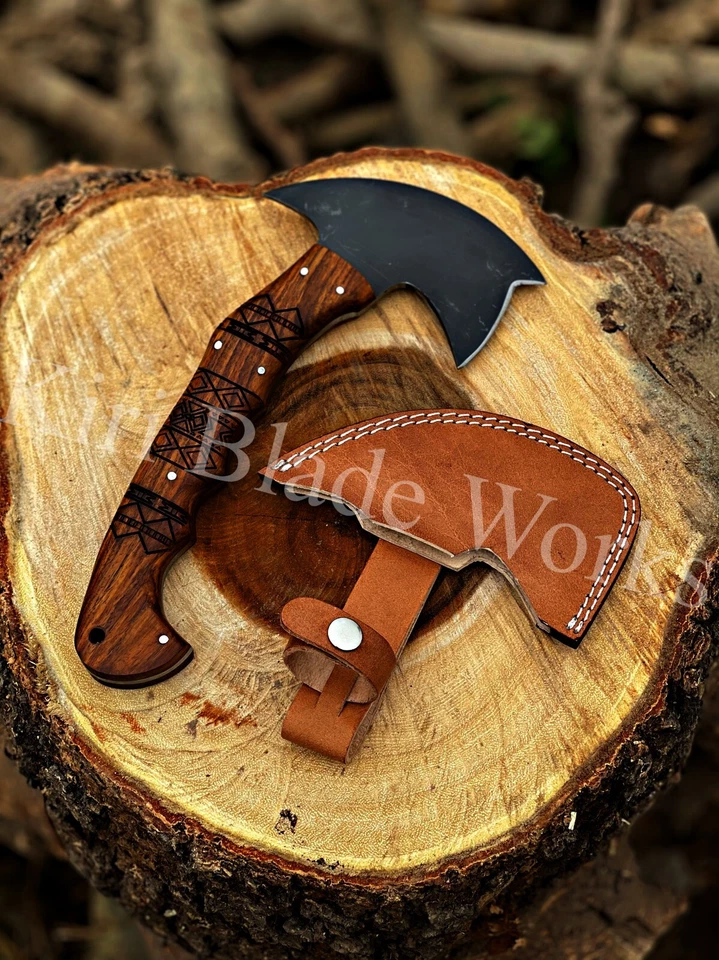 KIRI BLADE WORKS Handmade Tomahawk Viking Hunting Throwing AXE Compatible W/Winkler Knives