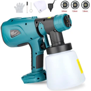 1000ML Elektrische Spritzpistole für Makita 18V Li-Ion Akku Akku Farbsprühgerät - Bild 1 von 22