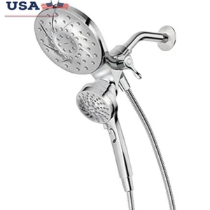 2.5 GPM Handheld/Rain Shower Head 2-in-1 Combo Featuring Magnetic Docking System - Picture 1 of 7