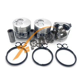 3 set 3LD1 piston and piston ring set For ISUZU excavator - Picture 1 of 5