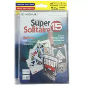 Pocket PC Super Solitaire Game CD Free Cell Pyramid For Palm OS/Windows Mobile - Picture 1 of 11