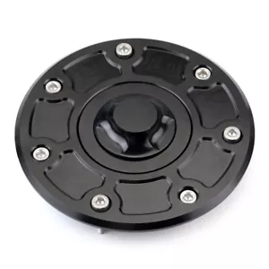 CNC Oil Fuel Tank Cap Cover For KAWASAKI ZZR 250/400/600 NINJA 500R ZX6R ZX9R - Picture 1 of 9