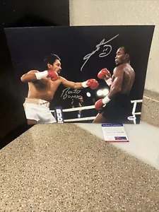 🥊HOF’S SUGAR“RAY”LEONARD & ROBERTO DURAN🥊SIGNED 14”X11” PHOTO PSA COA AND HOLO - Picture 1 of 8