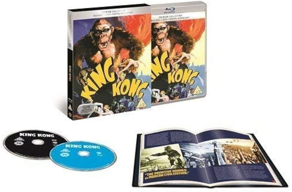 KING KONG 1933 BLU-RAY PREMIUM EXCLUSIVE DUAL EDITION + ART CARDS NEW & SEALED - Image 1 of 1