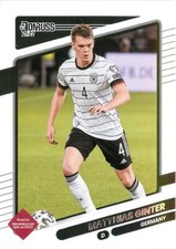 Matthias Ginter 2021-22 Donruss Road to World Cup Qatar Soccer Card #71 Germany