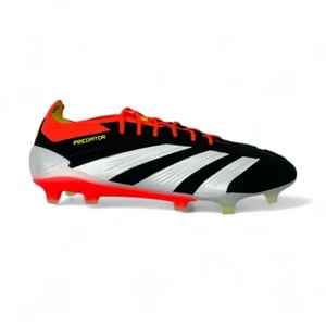 Botas de fútbol Adidas Predator Elite FG Core negras/blancas/solares Reino Unido talla 8 - Imagen 1 de 9