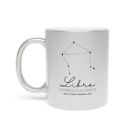Zodiac sign Silver Mug,  astrology mug, constellation mug.