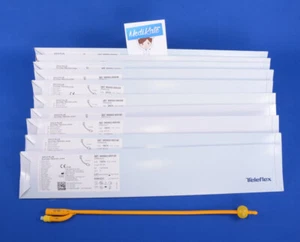 Teleflex Gold Plus Ballon-Katheter Nelaton 12 bis 30 CH, Silikonis. Latex L 40cm - Bild 1 von 12